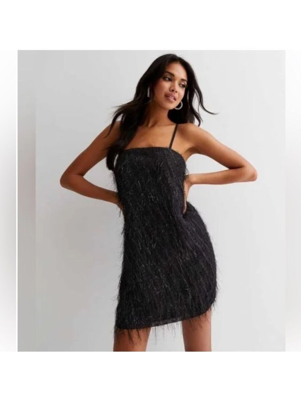 Bailey 44 Black Textured Mini Dress